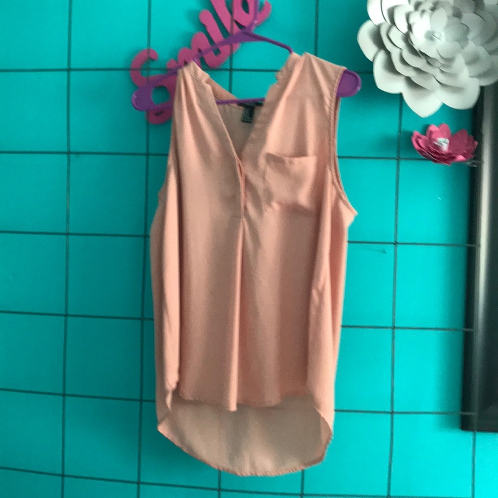 Peach blouse